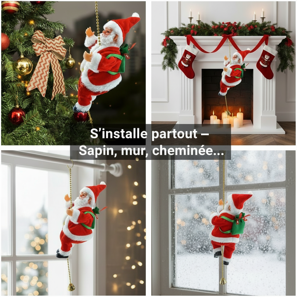 🎅 Père Noël Magique Grimpant 2026: Le Cadeau Qui Réunit Toute la Famille