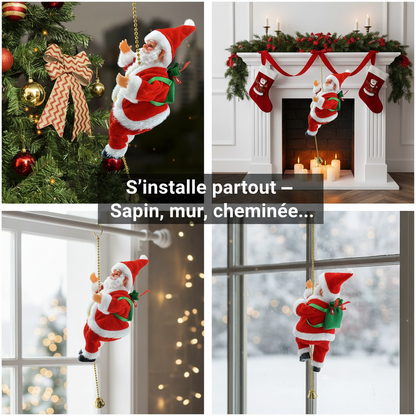 🎅 Père Noël Grimpant™ – L’Animation Magique De Votre Noël